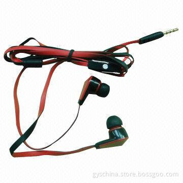 High-quality Earphones/Accessories for iPhone and iPod, with 20Hz to 20kHz Frequency Response